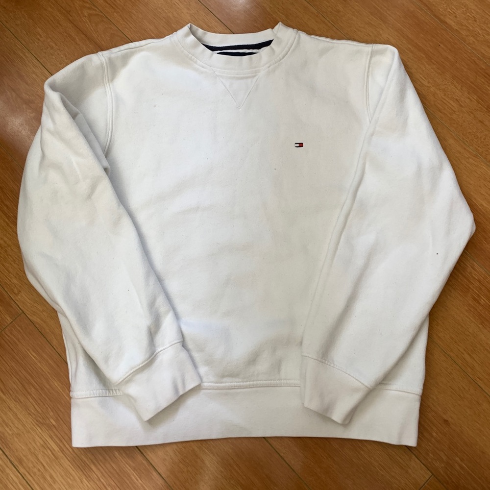 Vintage Tommy Hilfiger white crewneck